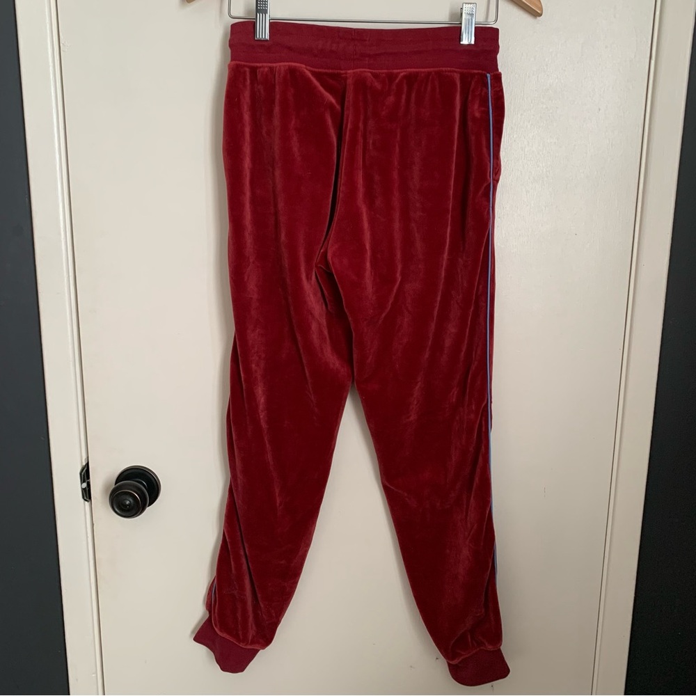 Nike Burgundy Velour Jogger Pants - Picture 9 of 9